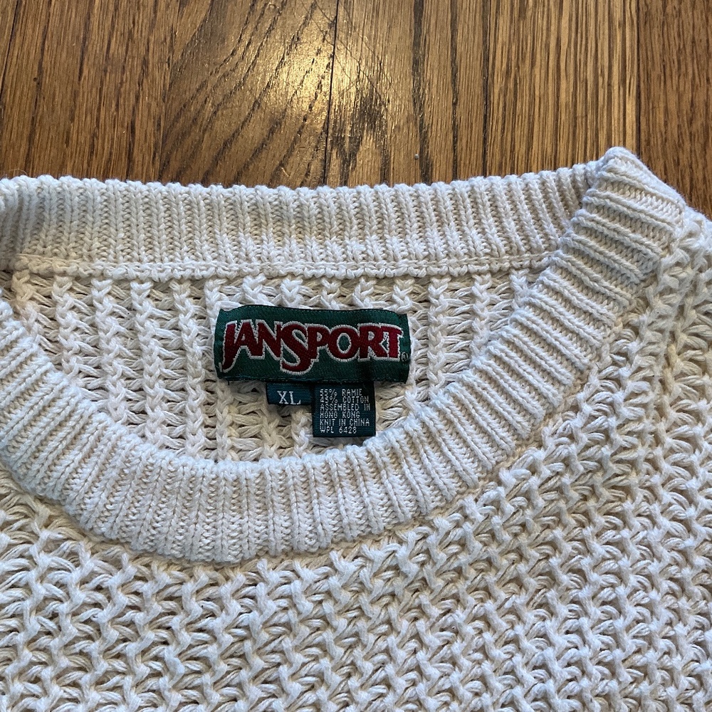 Men’s XL knit sweater, Jansport brand
